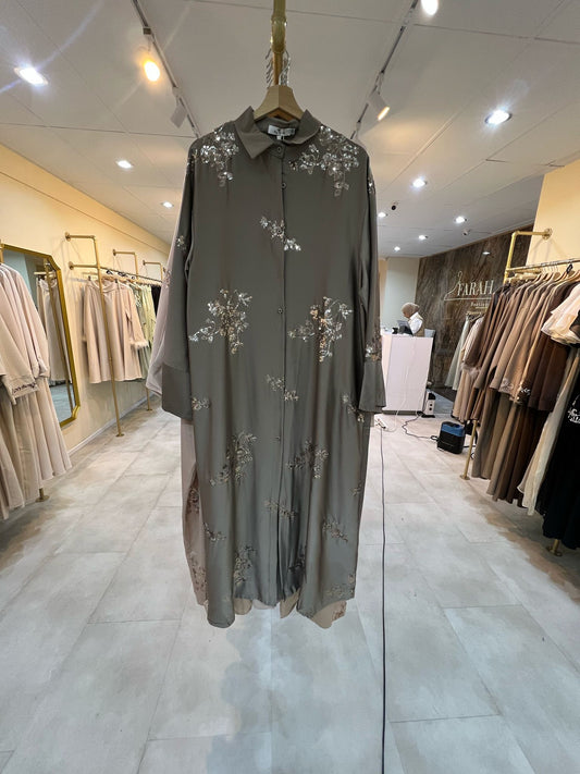 Oversized jurk met glitter
